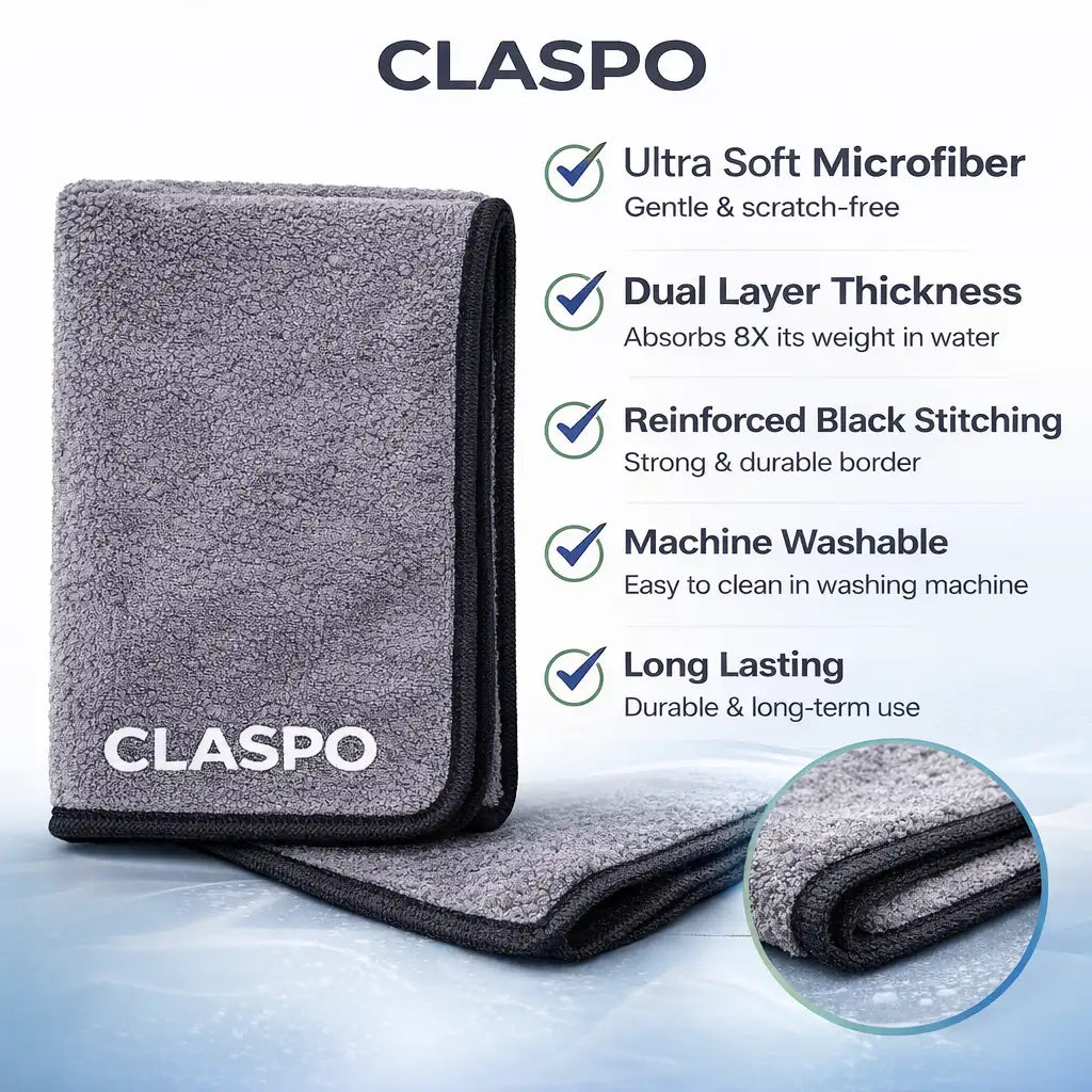 Microfibre Glass Cleaning Cloths Towel (Pack of 4 Units)