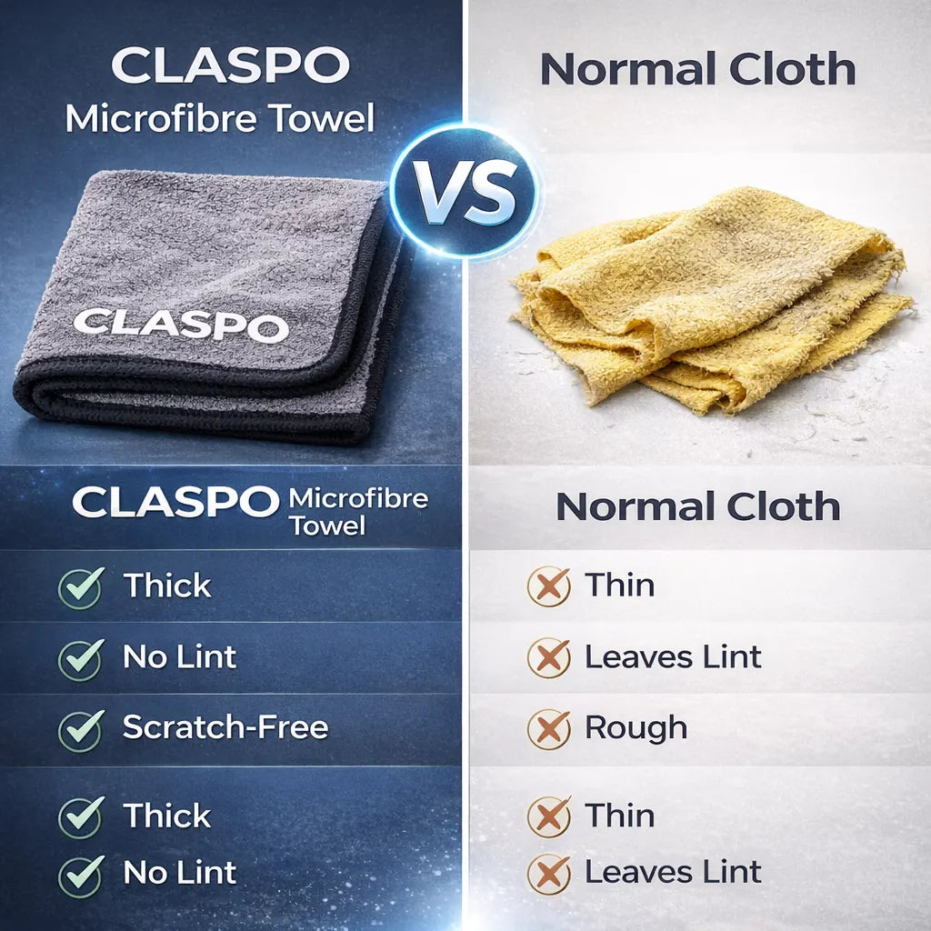 Microfibre Glass Cleaning Cloths Towel (Pack of 4 Units)