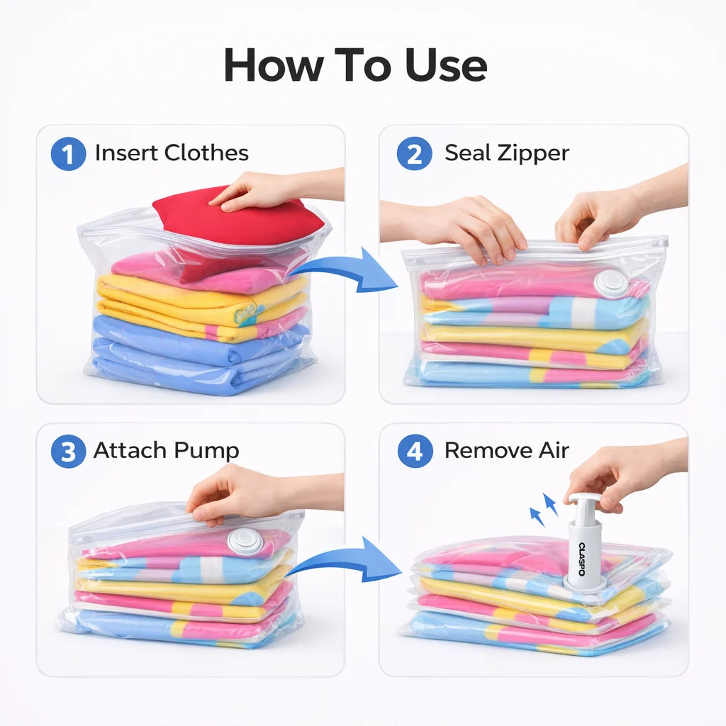 Hotselling Large Storage Clothes Vacuum Compression Storage Bags