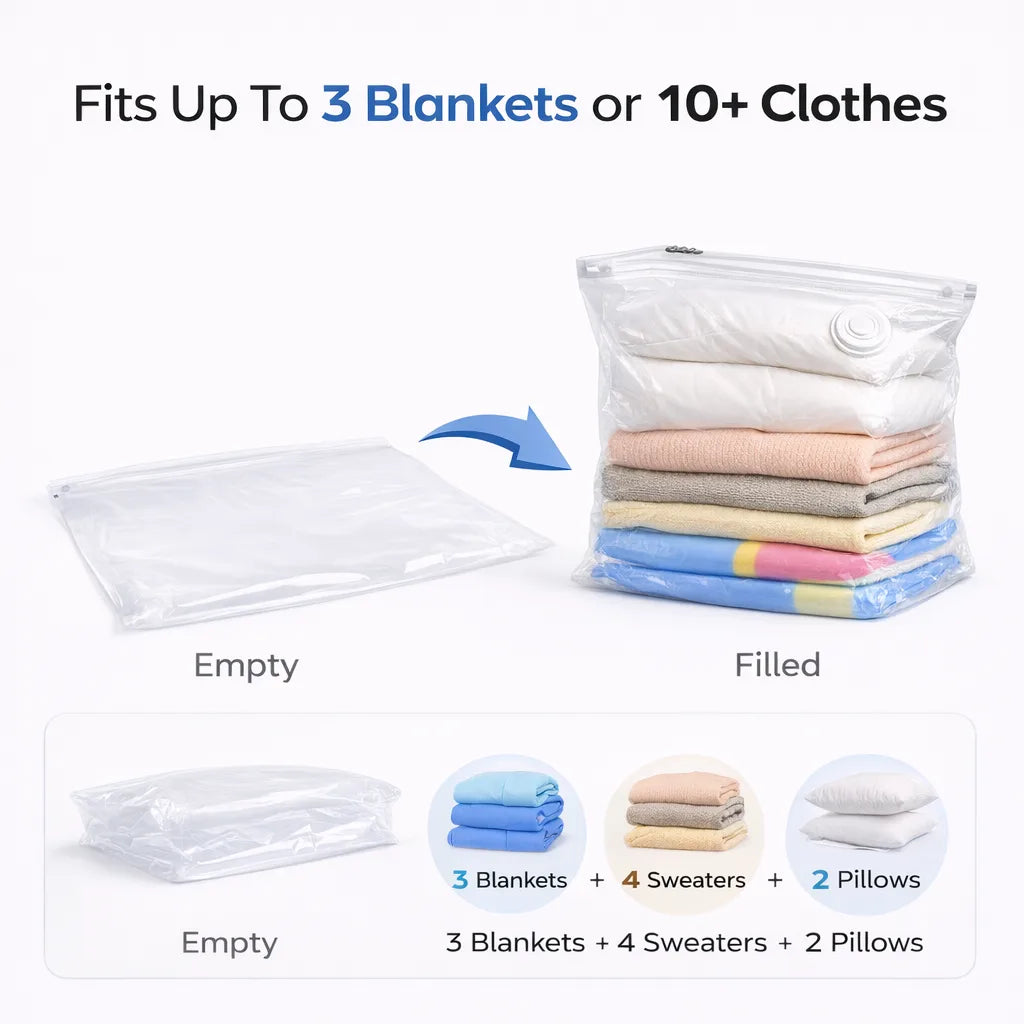 Hotselling Large Storage Clothes Vacuum Compression Storage Bags